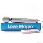 Vibrátoros masszázsbot szilikon fejjel, Love Magic 220 V